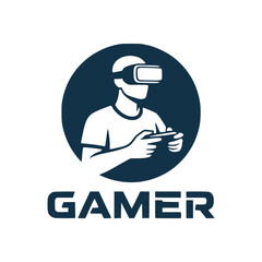 Game logo vector illustration design