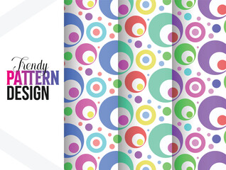 Modern Geometric Seamless Pattern Background