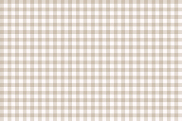 Antique White color and Snow color checkered texture fabric. tartan pattern. classic scottish check pattern.