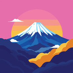 mount fuji in japan