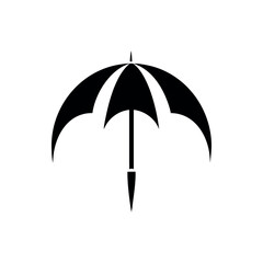 Abstract umbrella logo simple modern protection Vector illustration