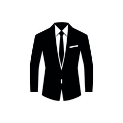 Business formal mens dress with slim elegant tailoring Vector illustration
