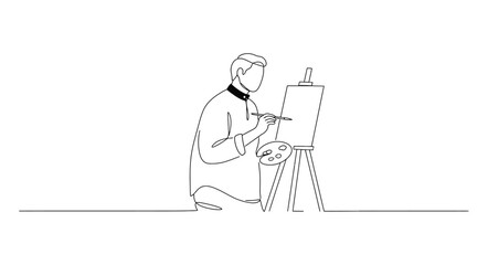 Artisan meticulously crafting a detailed sculpture with tools creating an artistic masterpiece in a studio setting