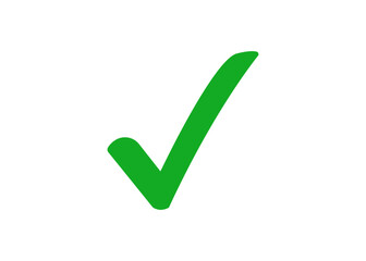 Minimalist Green Checkmark Tick Icon Vector © Richardson