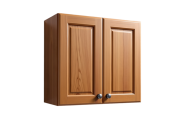 Closed Wooden Hanging Cabinets Modern Kitchen Furniture Display Indoor Environment Aesthetic Viewpoint