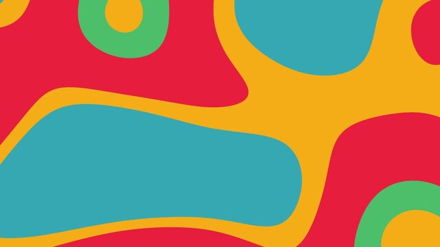 etro Pop Colorwaves &ndash; 4K Paper-Cut Abstract Motion Background