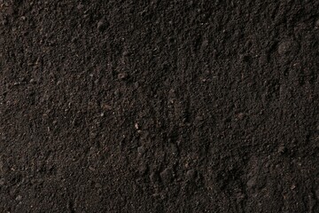 Pile of fresh soil as background, top view