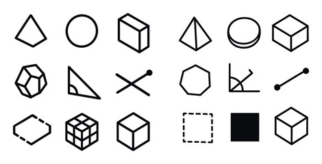 Isometric Math Icons