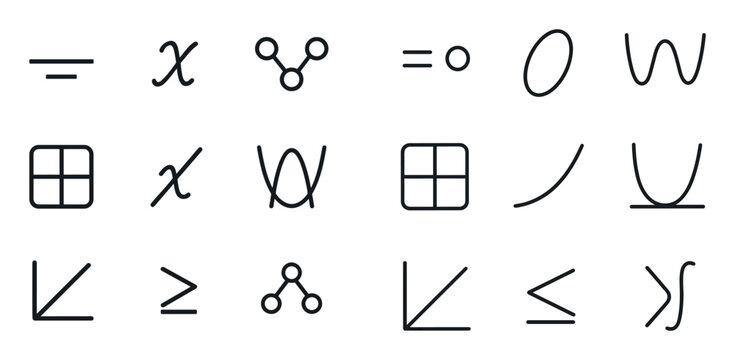 Math Icon Grid