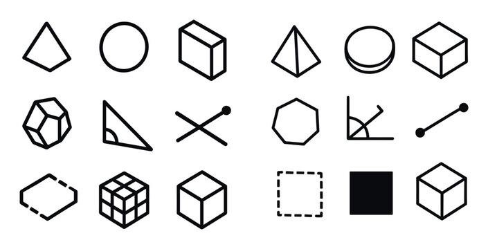 Isometric Math Icons