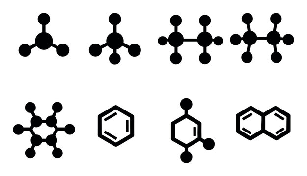 Hydrocarbon Icon Set
