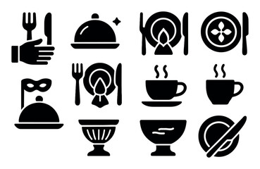Tableware Icon Set