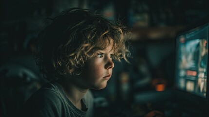 The boy became addicted to video games