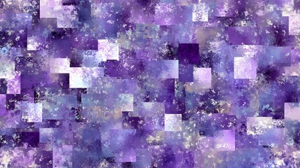 Abstract artistic purple background with geometric pattern block style and blurred effect