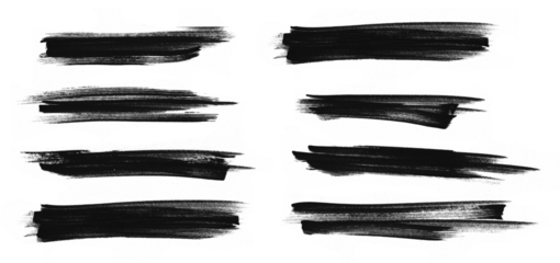 ink brush strokes isolated on transparent background minimalist texture k resolution .