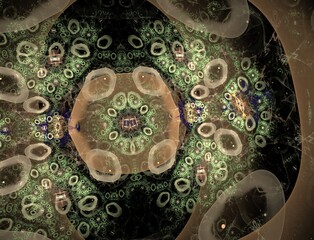 Imaginatory fractal abstract background Image