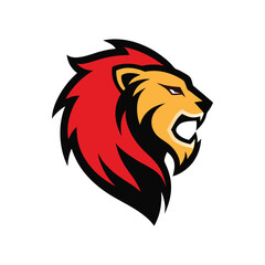 vector illustration of a lion