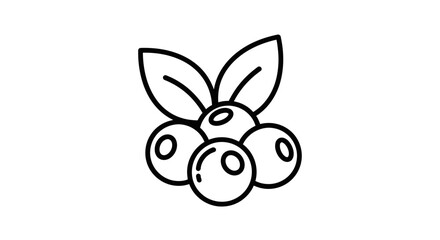 Olive Fruit Icon – Natural Organic Food Symbol