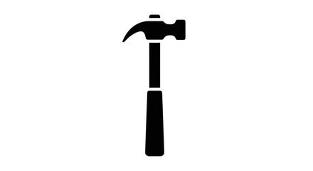 Hammer Icon – Construction Repair Tool Symbol