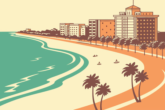 St. Pete Beach in Florida, golden sand with beachfront resorts and turquoise waters