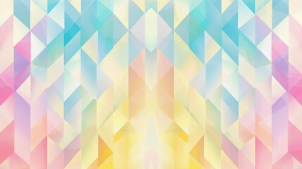 Fototapeta premium Pastel-colored Geometric Pattern Frame-