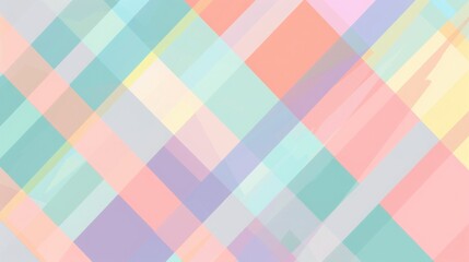 Naklejka premium Pastel-colored Geometric Pattern Frame-
