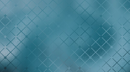 Abstract Teal Textured Geometric Pattern with Diagonal Lines and Faded Effect Design