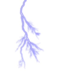 Powerful lightning strike with electric energy for dramatic effects and natural phenomena illustrations, conveying raw power and intensity