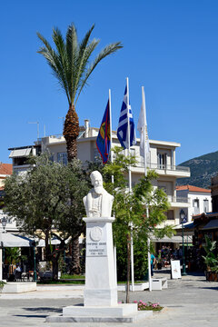 B&uuml;ste von Grigorios Dikeos in Kalamata, Griechenland