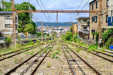 生駒ケーブル、宝山寺線の複々線区間