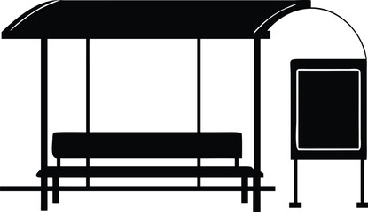 Modern living room design with sofa and armchair, an empty frame over a blank wall, and metal table furniture as a 3D illustration