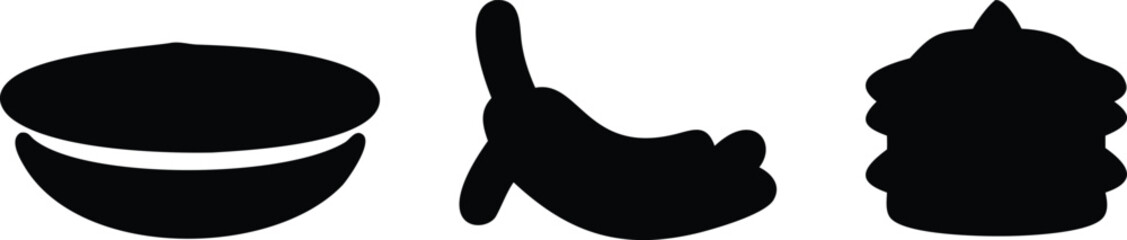 Black and white vector illustration of an angel with wings silhouette design