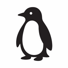 Obraz premium Cute penguin illustration logo for your brand