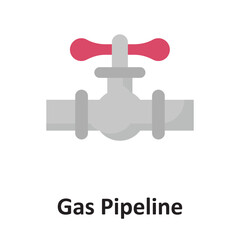 Gas pipeline Vector icon which can easily modify or edit
