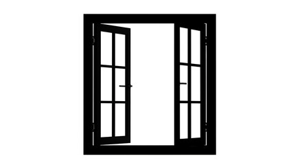 prison window vector illustration
