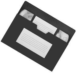 old videotape with a cover
