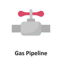Gas pipelineVector icon which can easily modify or edit