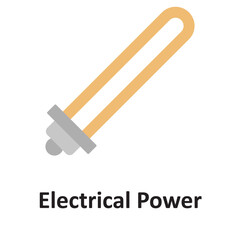 Electric energy Vector icon which can easily modify or edit