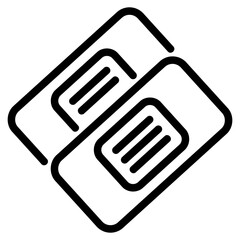 Plaster outline icon