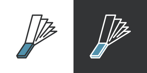 ハリセンの2色ラインアイコン