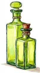 glass bottles 