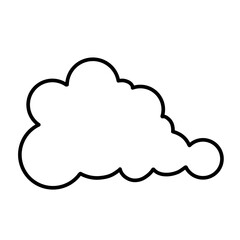 Cloud vector icon