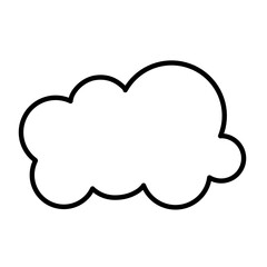 Cloud vector icon