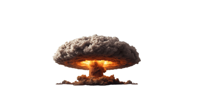 Explosion Cloud on transparent background png