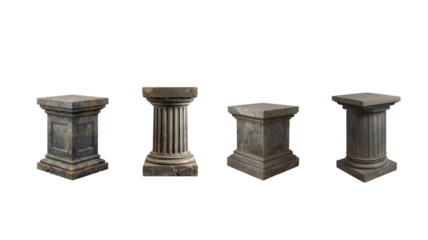 Pedestal on transparent background png