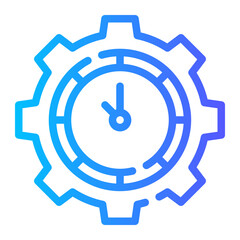 worktime gradient icon