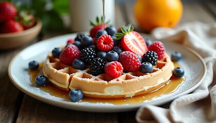 cheesecake with berries