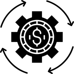 Money Setting Flow Icon