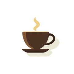 flat 2D icon vector illustrator of coffee_cup