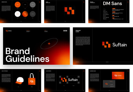 Modern Corporate Branding & Brand Identity Guidelines Template